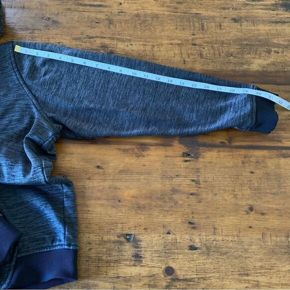 Under Armour Loose Fit Hoodie Heathered Gray Sz L - Picture 8 of 9